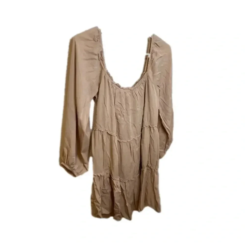 LELIS Long Sleeve Mini Dress